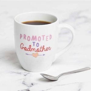 Pearhead Mug Promoted to Godmother NIB Gift Idea Baby Gift Aunt Giftware